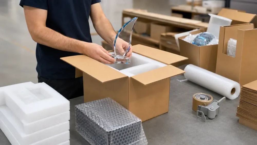 Shopper comparing bag dimensions, materials, and product details before checkout