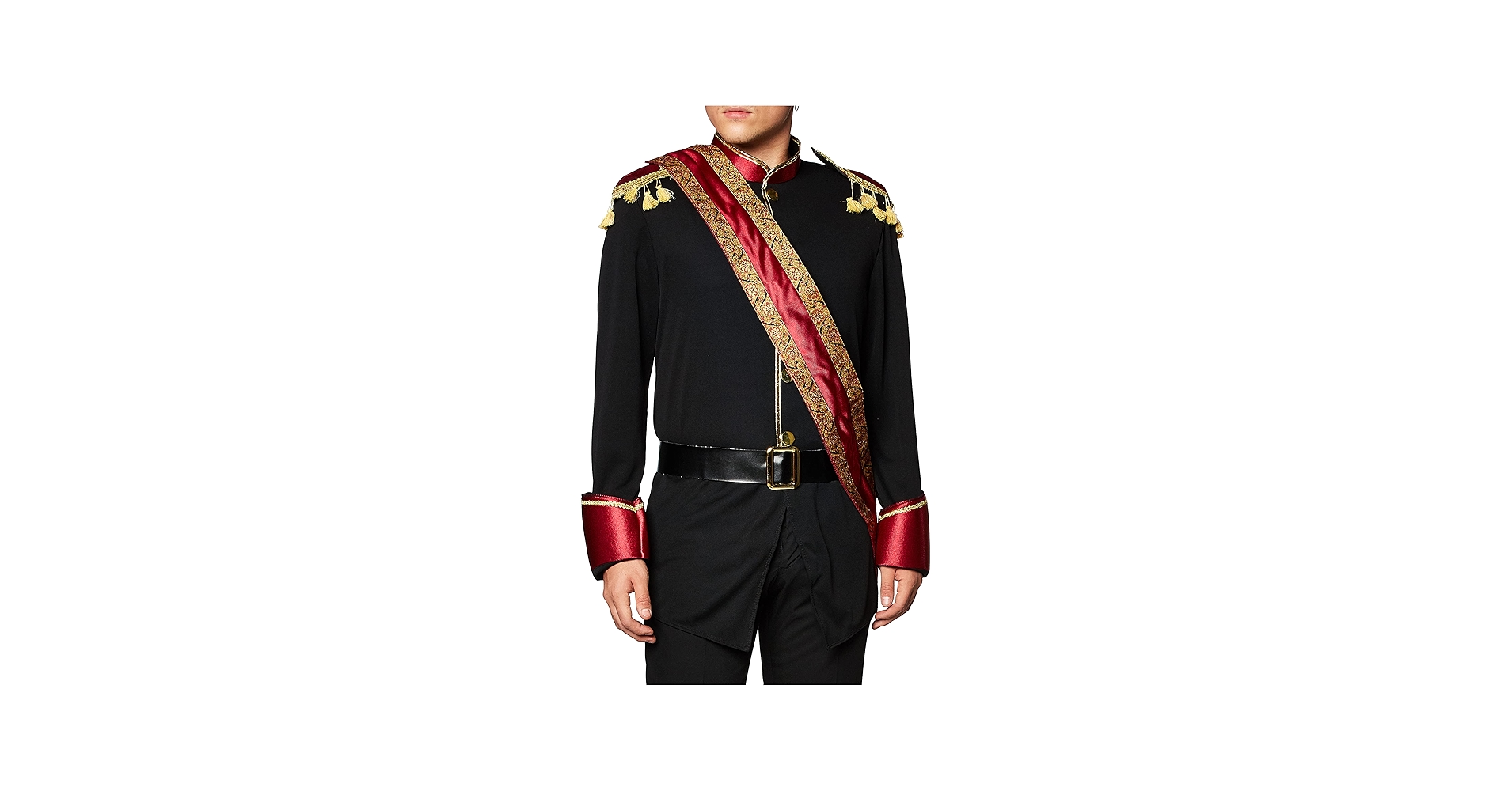 Amazon.com: California Costumes Men's Dark Prince Adult Man Costume, Black/Burgundy, Small : Clothing, Shoes & Jewelry