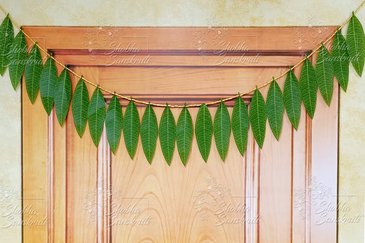 Amazon.com: Artificial Mango Leaves Door toran for Decoration for All Festivals : Home & Kitchen