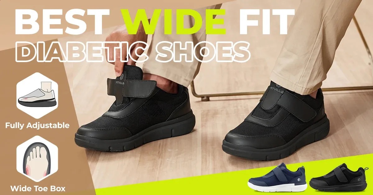FitVille Diabetic Shoes Mens Extra Wide Width For... From 57,06 € | DHgate