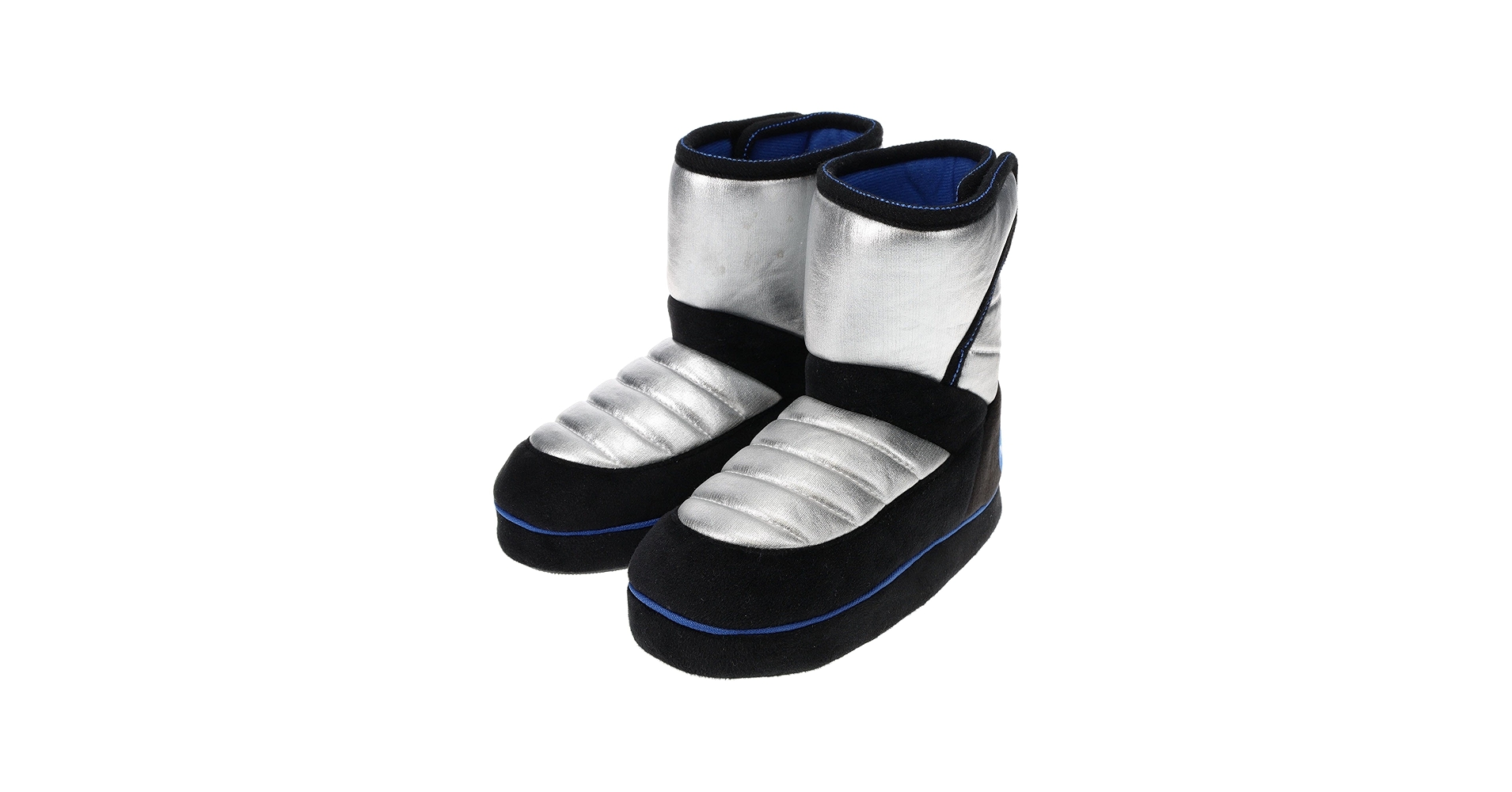 Amazon.com | SG Footwear Nasa Slipper, Boys Girls Astronaut Boot Slippers, Space Astronaut, Kids size 12/13, Black Silver | Slippers