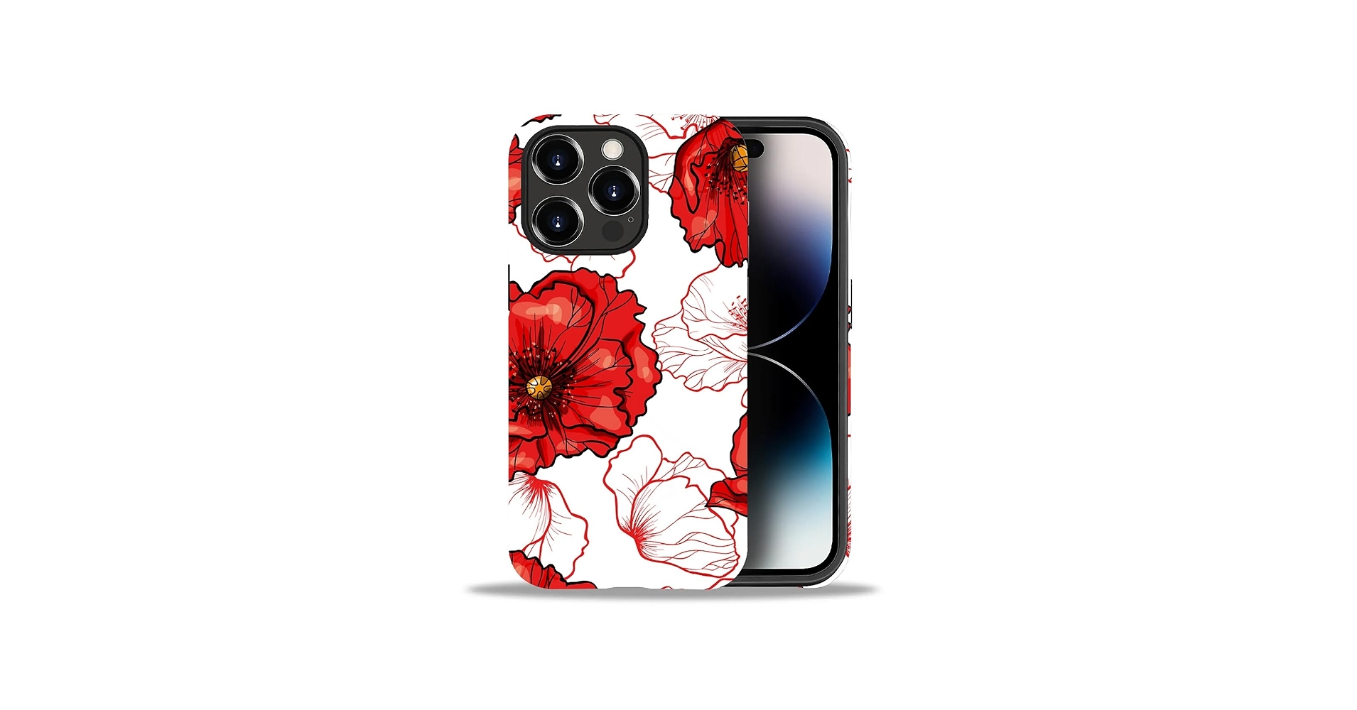 Amazon.com: Case Compatible With For IPhone 16 Pro, Poppy Flowers Phone Case Drop Protection,Soft Shockproof For Girl Women Boy Men,Case For IPhone 16 Pro : Cell Phones & Accessories