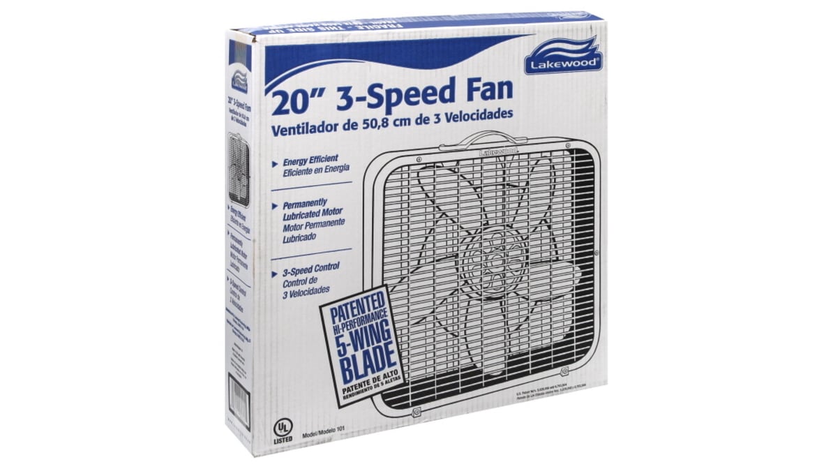 Lakewood 3-Speed Fan 20" | Delivery Near Me - Doordash