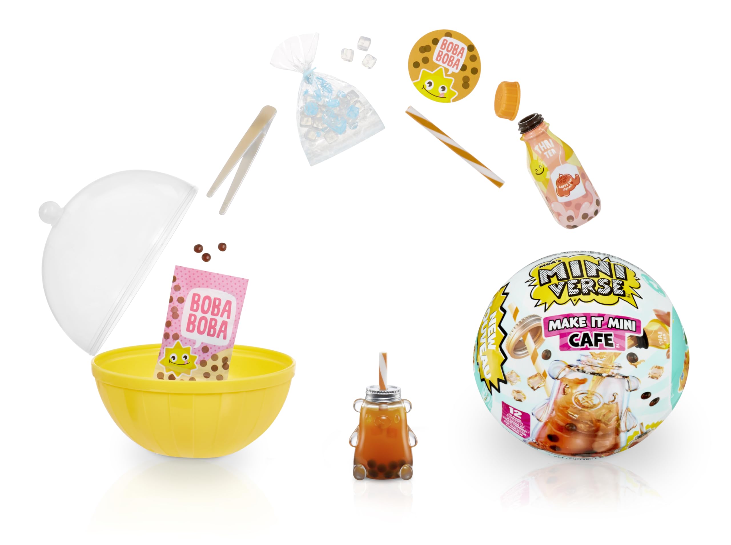 Amazon.com: MGA's Miniverse Make It Mini Cafe Series 4, Mini Collectibles - Blind Pack, DIY, Resin Play, Replica Food, NOT Edible, Collectors, 8+ : Toys & Games