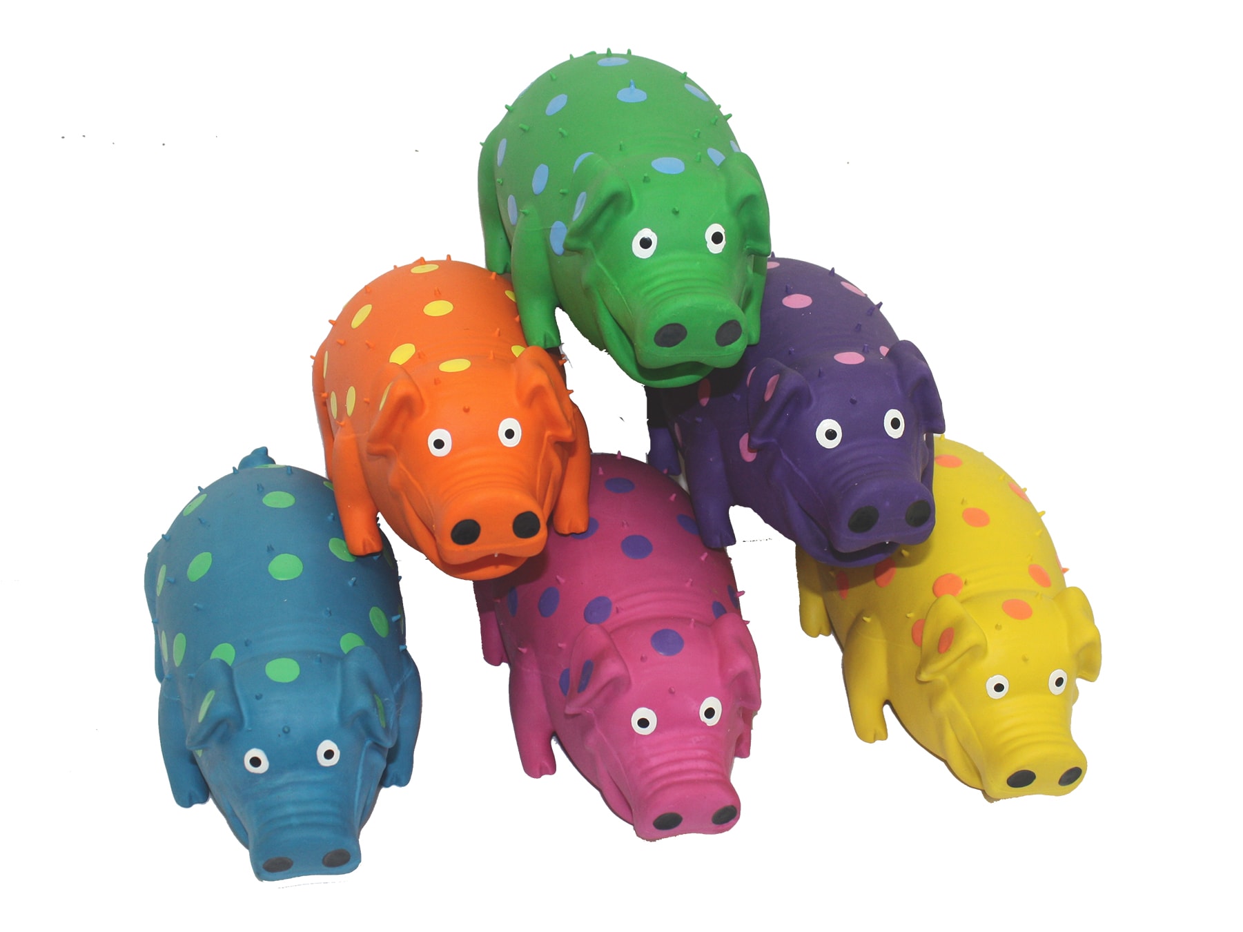Multipet Goblets Latex Pig Dog Toy