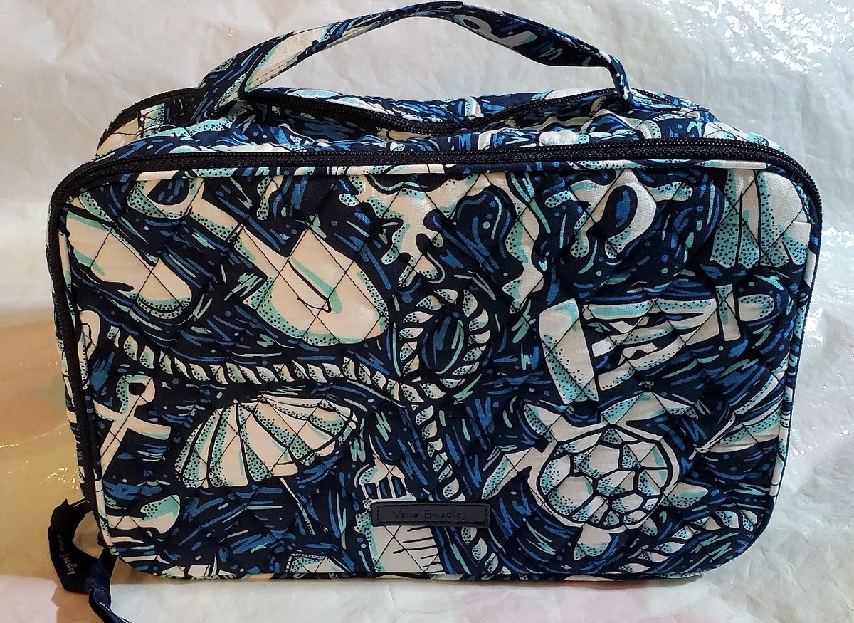 Makeup Organizer Bag Vera Bradley Makeup Bag Large VERA BRADLEY Large Blush And Brush Makeup Case Bag SHORE ENOUGH