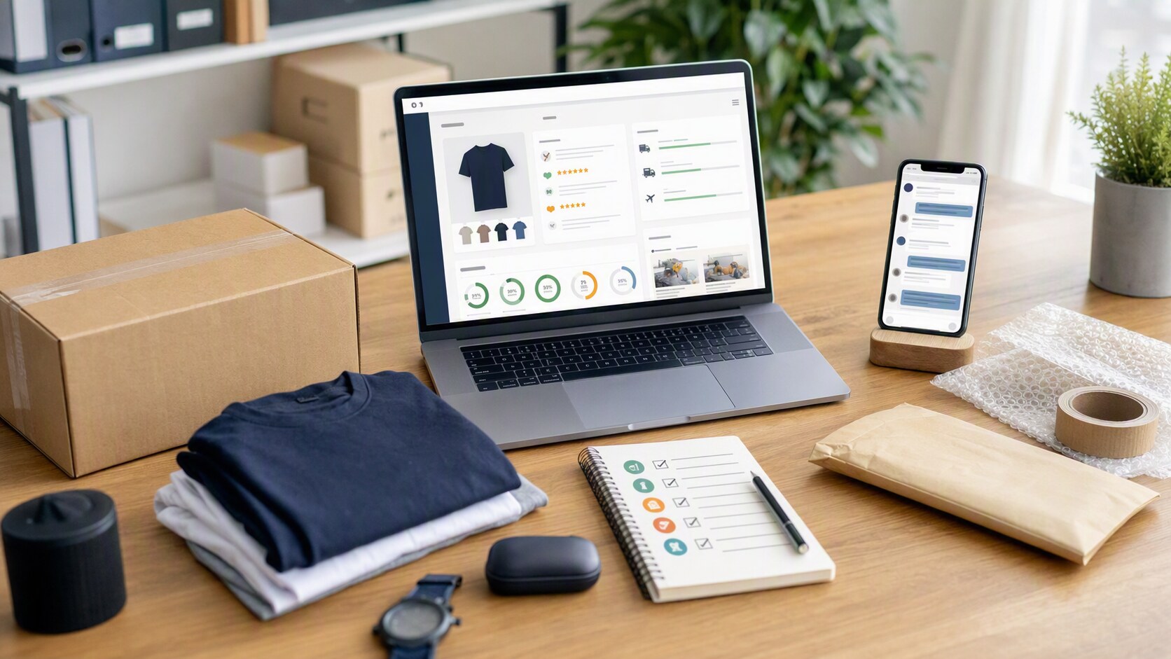 Buyer comparing marketplace listing details, seller feedback, messages, shipping options, and order records before purchase