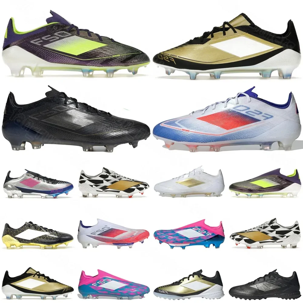 Soccer cleat listing showing outsole and upper details for fit and surface checks