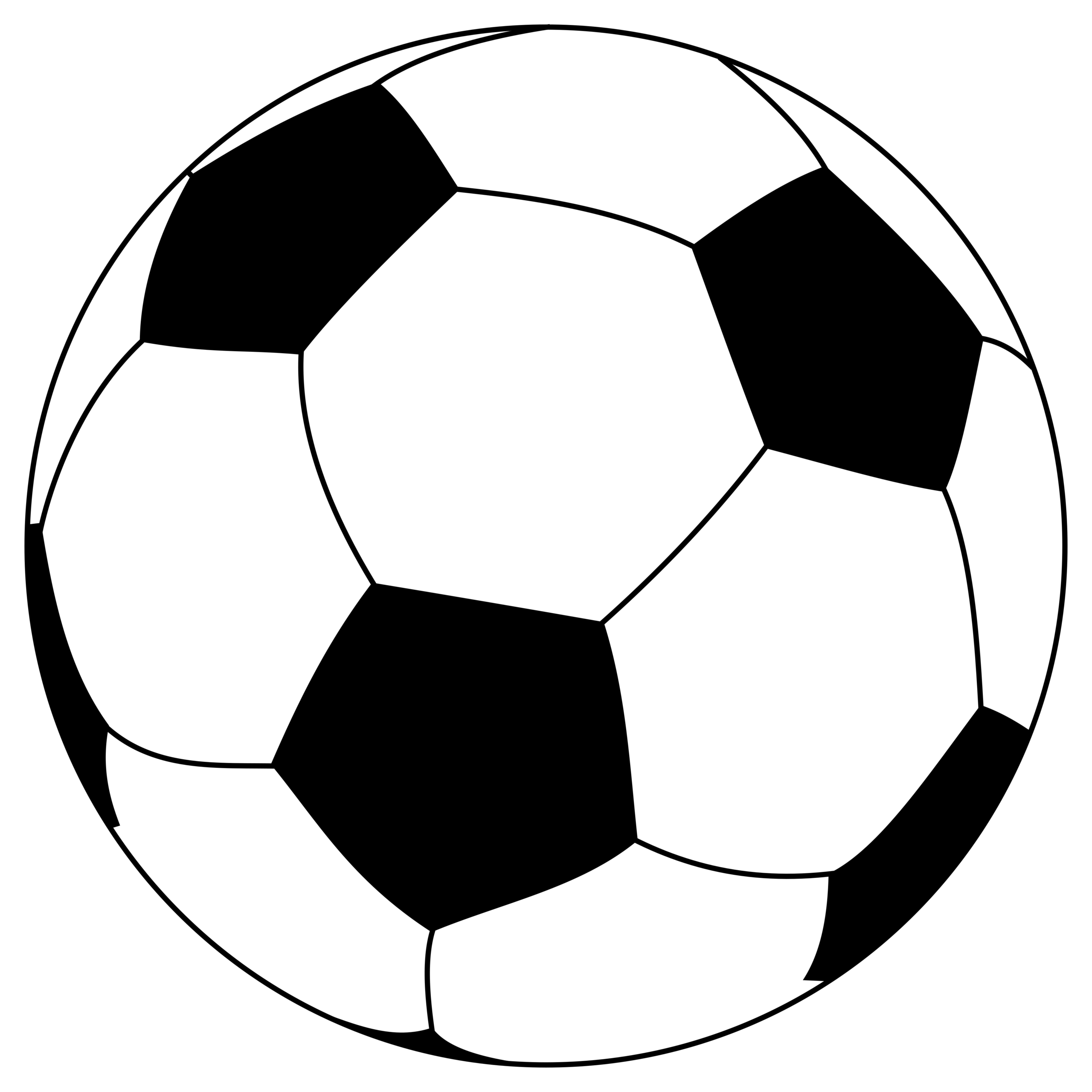 Soccer ball graphic illustrating training equipment context