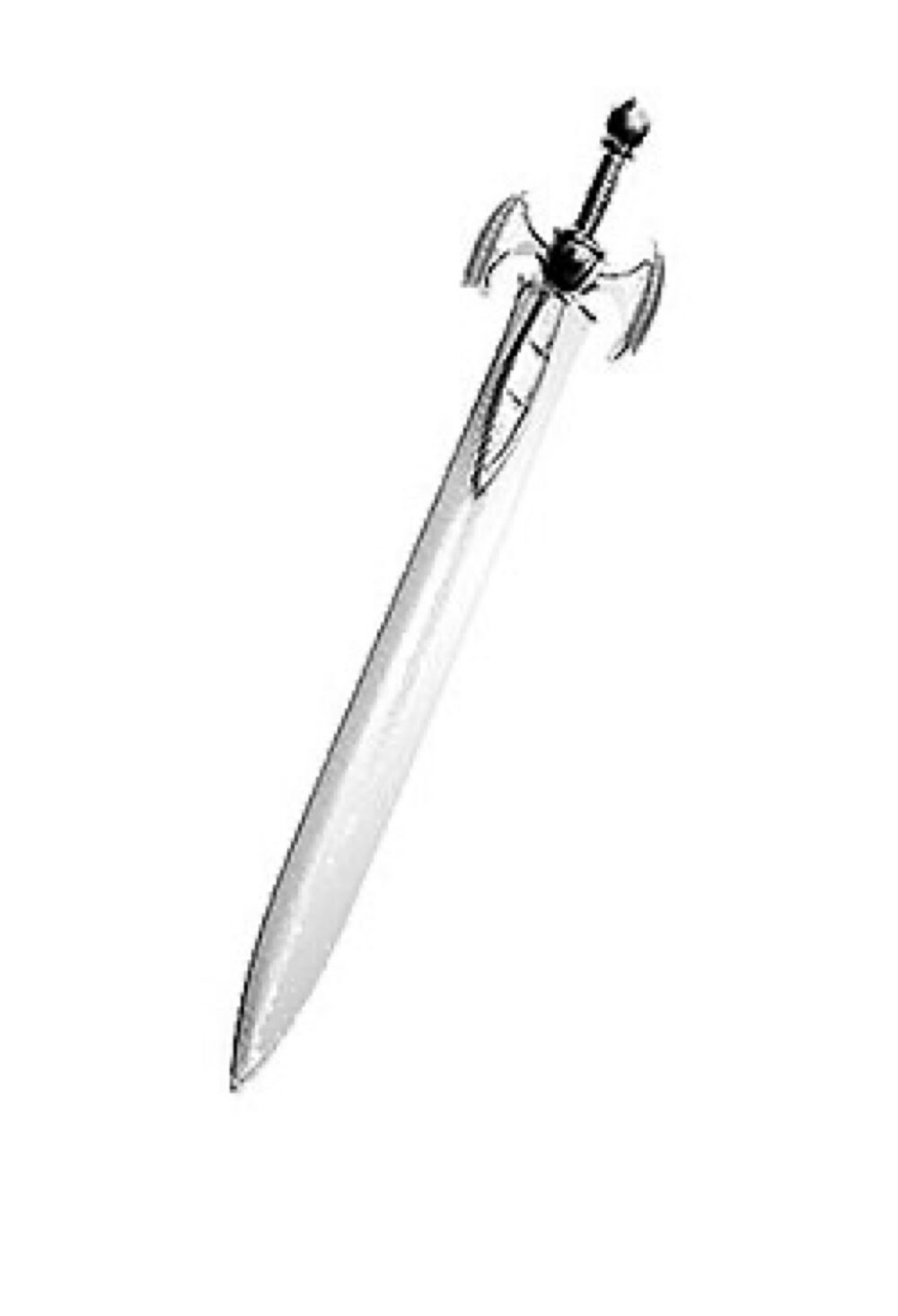 Simple sword image illustrating katana-like blade