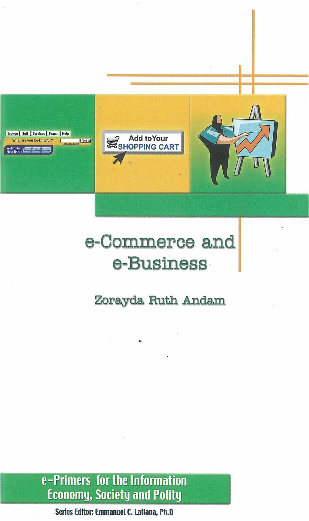 Illustrative diagram of ecommerce and online business concepts