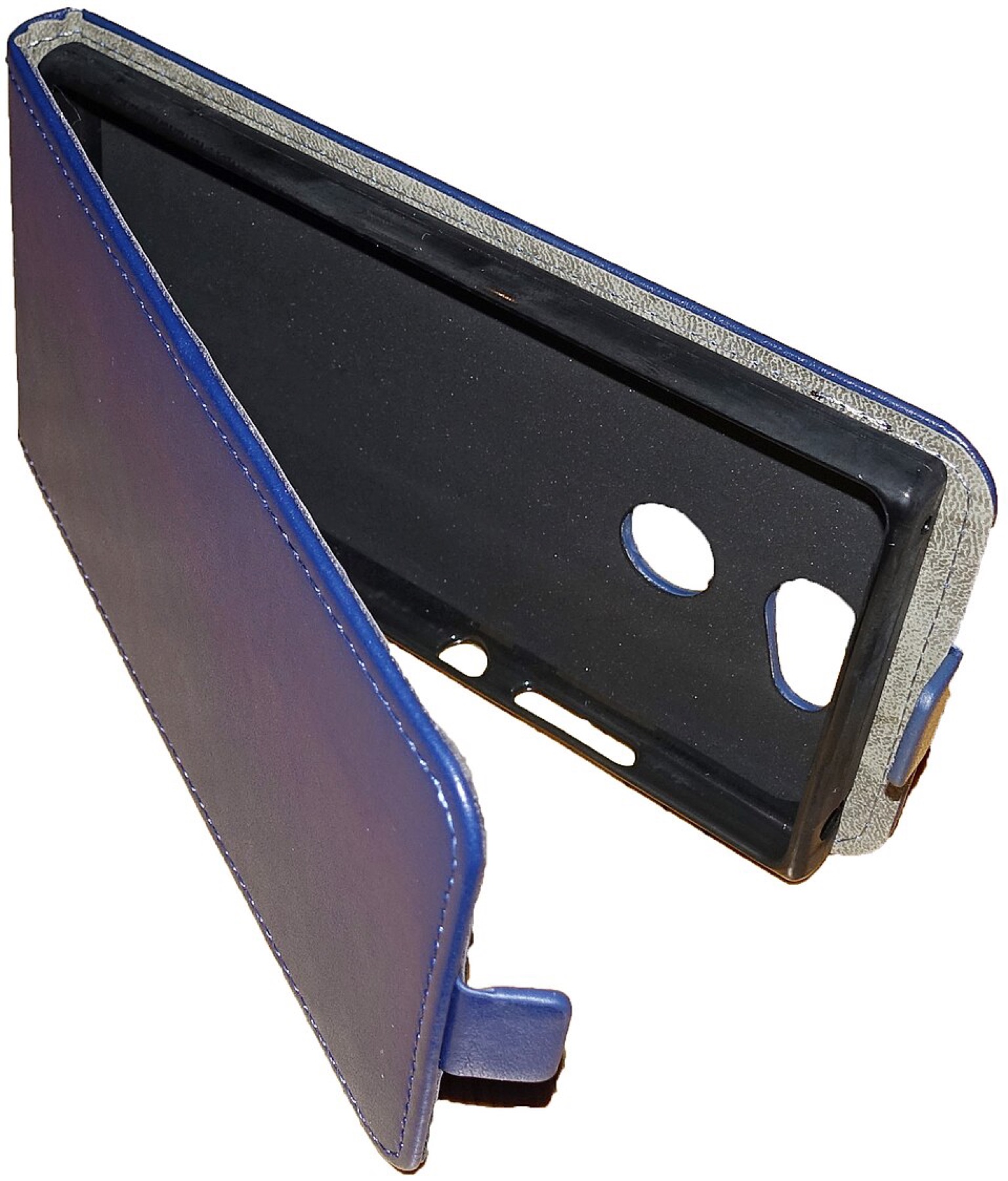 Close-up of stacked smartphone cases in different colors
