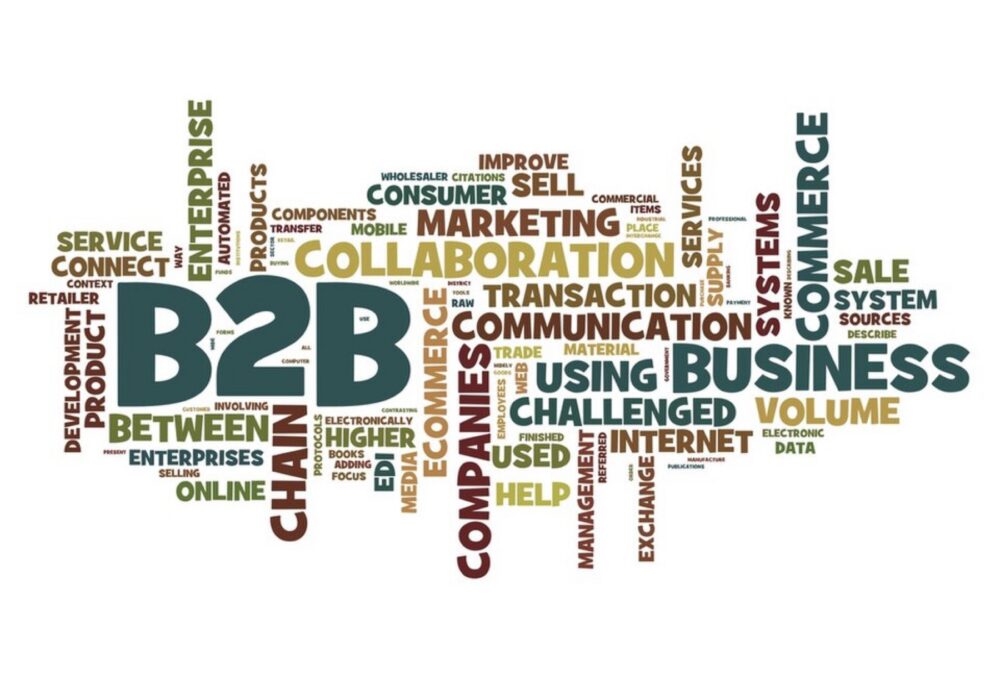 Diagram of B2B marketing and supply relationships