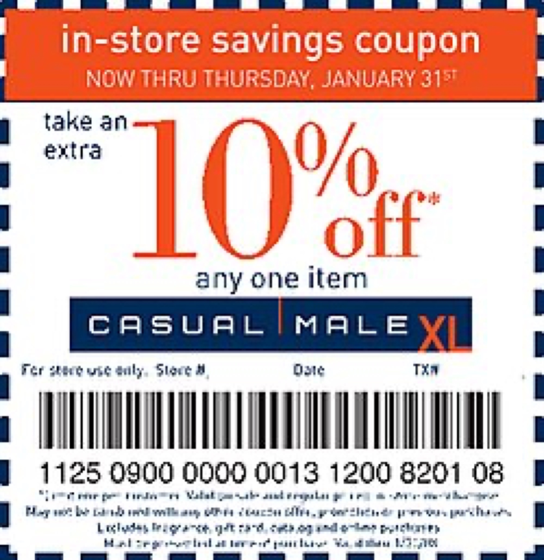 Assorted store coupons laid out on a table