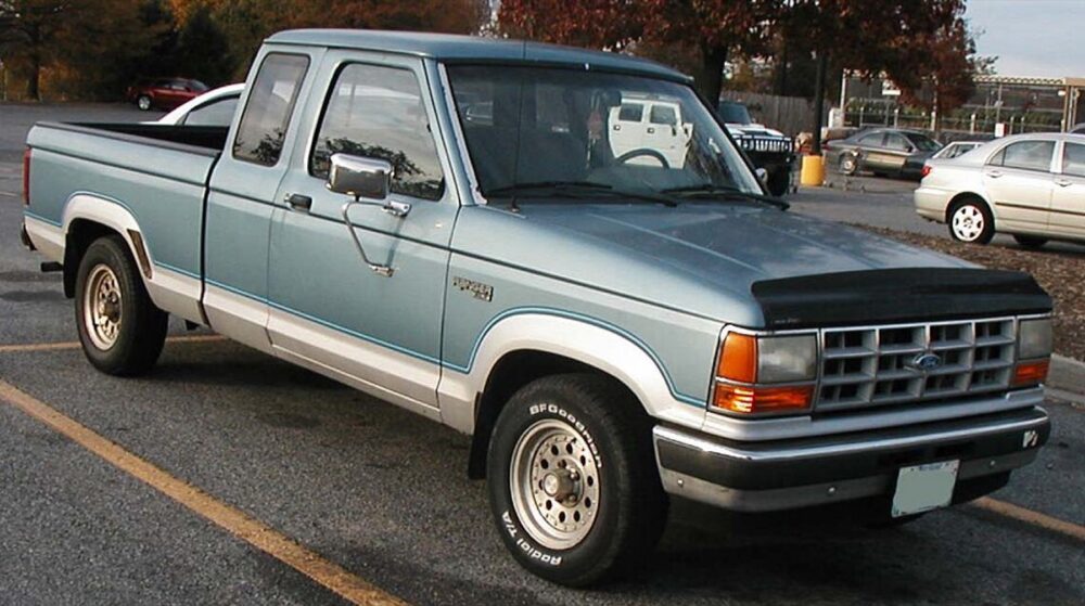 Ford Ranger pickup truck side view