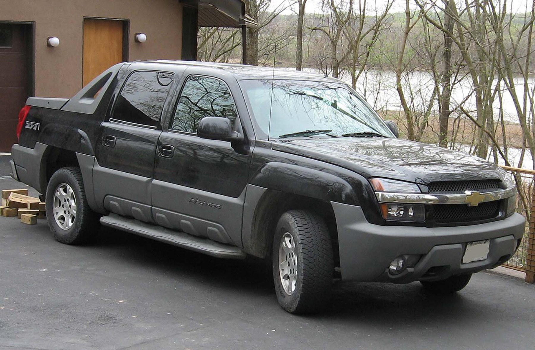 First-generation Chevrolet Avalanche parked, exterior view