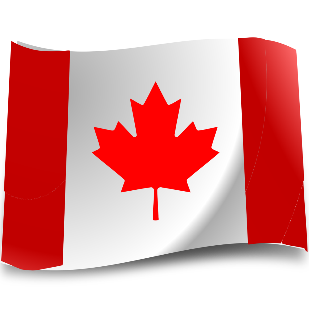 Stylized app icons map of Canada, illustrating multiple shopping and price-comparison apps used together