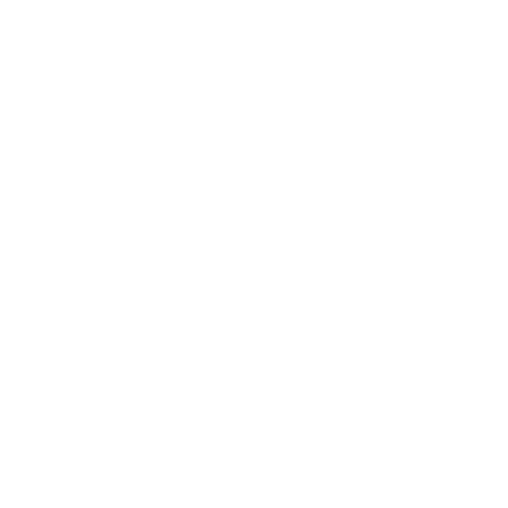 Simple white gift box icon