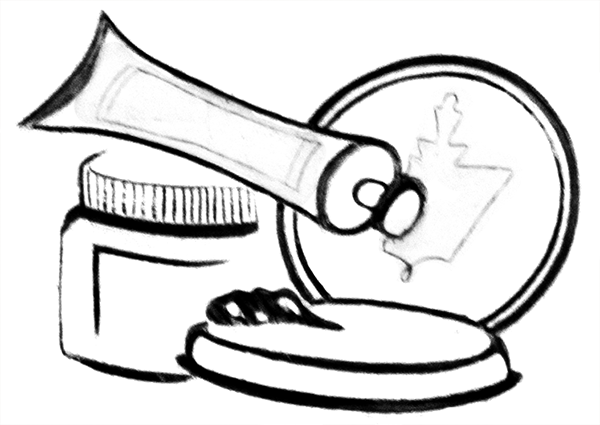 Assorted cosmetic equipment including at-home beauty devices