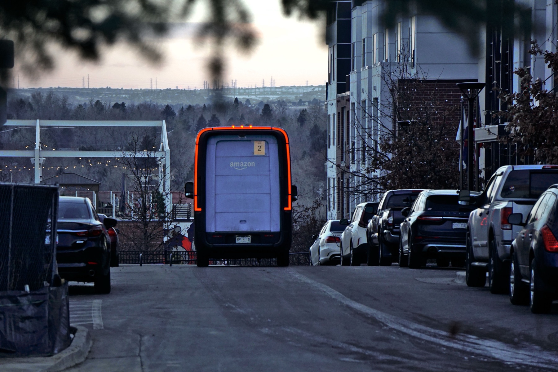Freight activity at a port