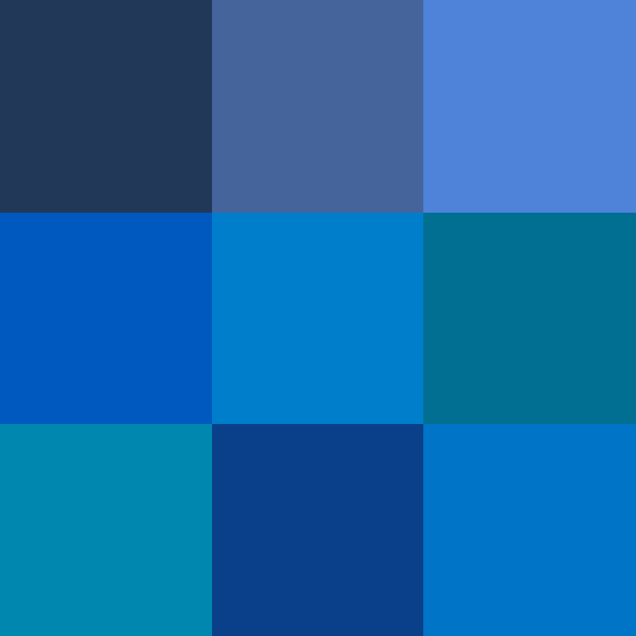 visual showing multiple shades of blue to highlight matching risk