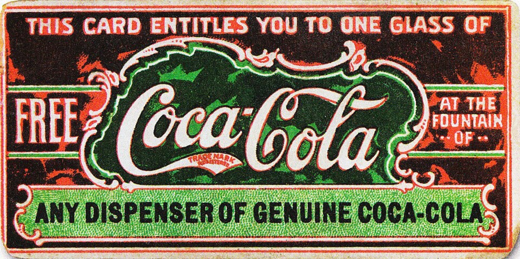 Vintage printed coupon illustrating discount culture