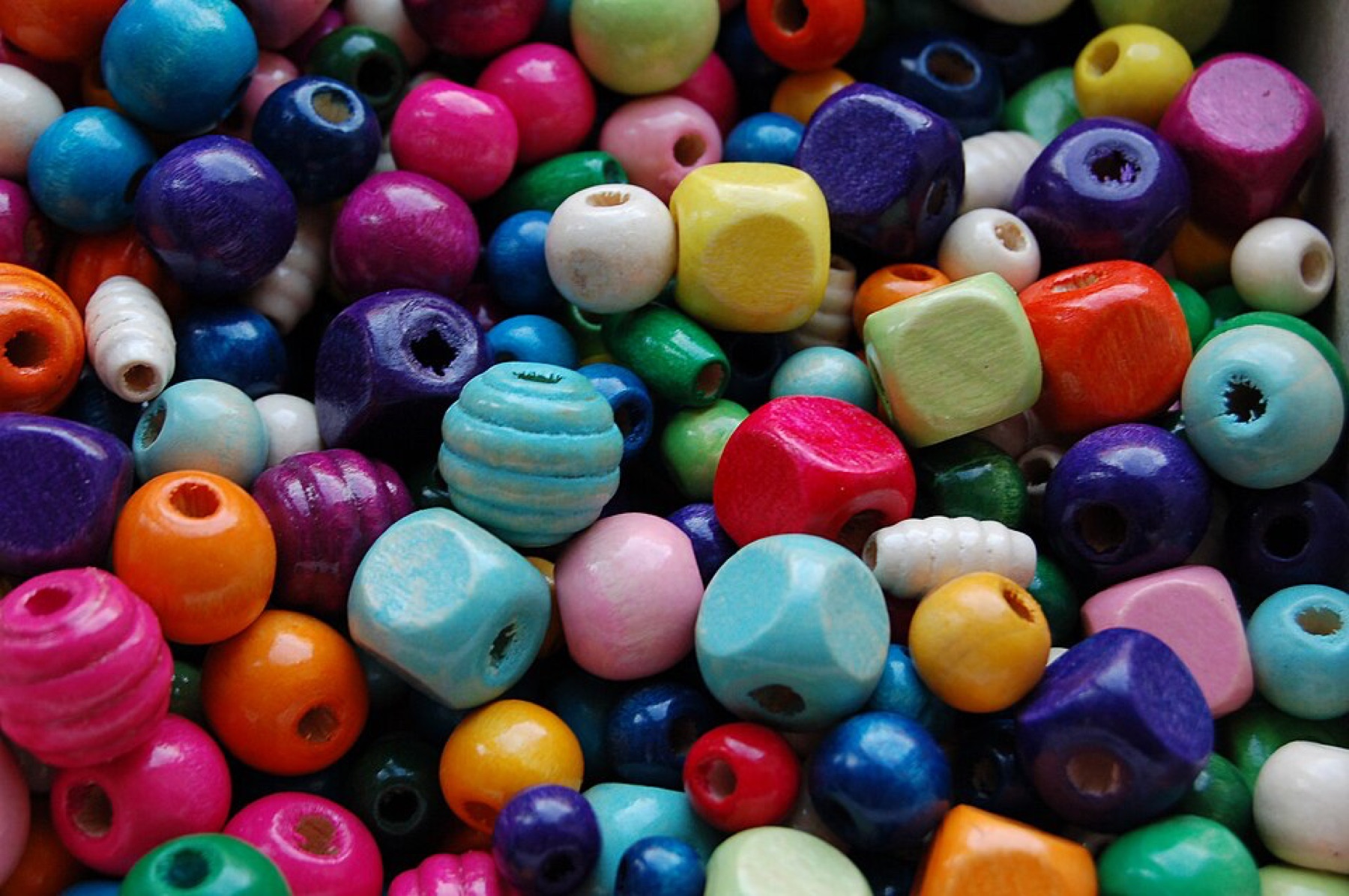 Bulk wooden beads illustrating generic bead listings that are adjacent but not true water beads