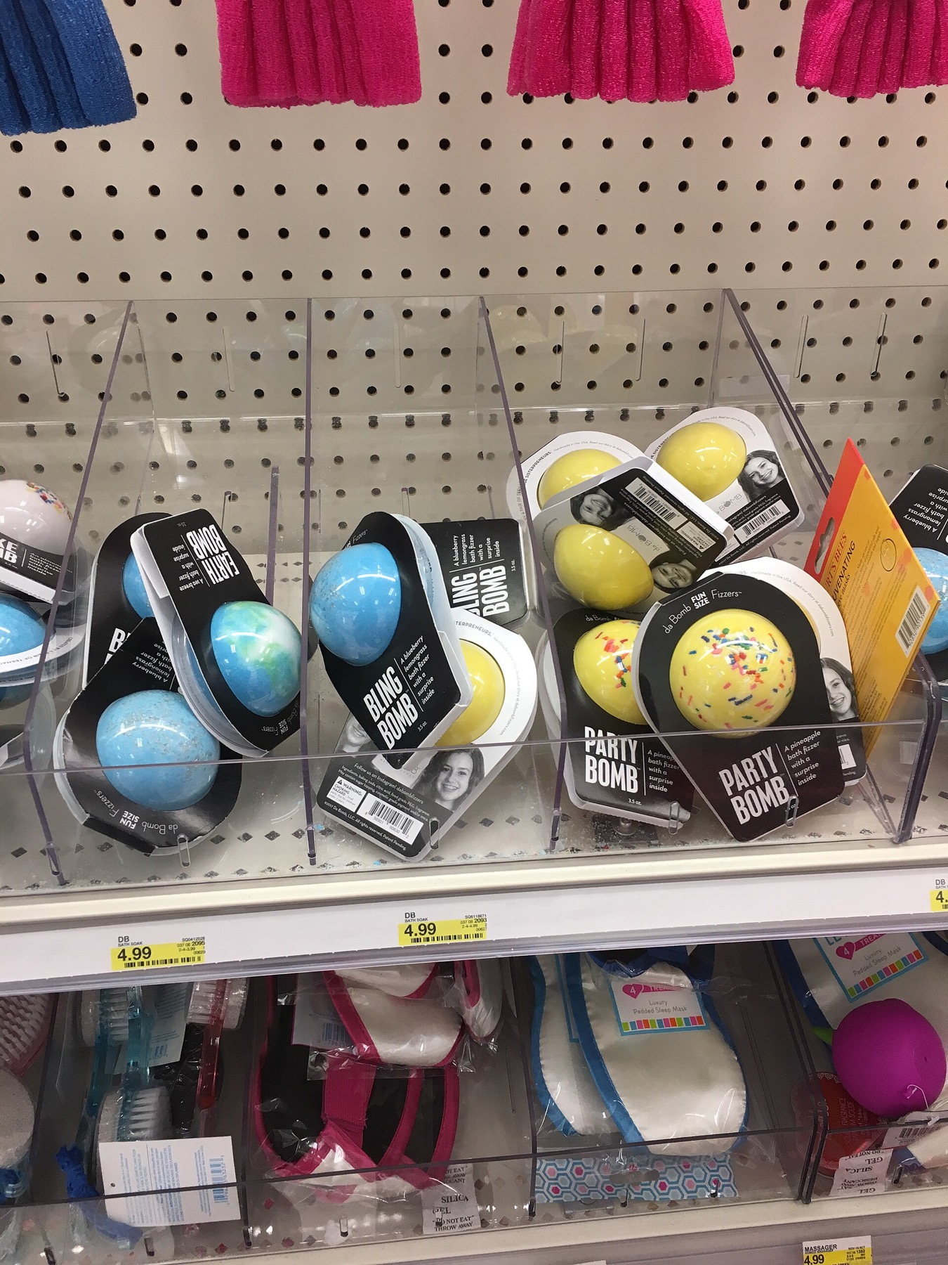 Finished bath bombs displayed for retail, illustrating the product outcome buyers should test molds against