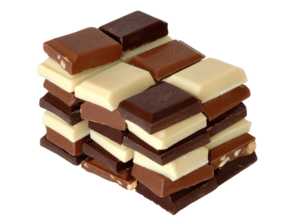 Gold foil wrapped chocolates with paper backing