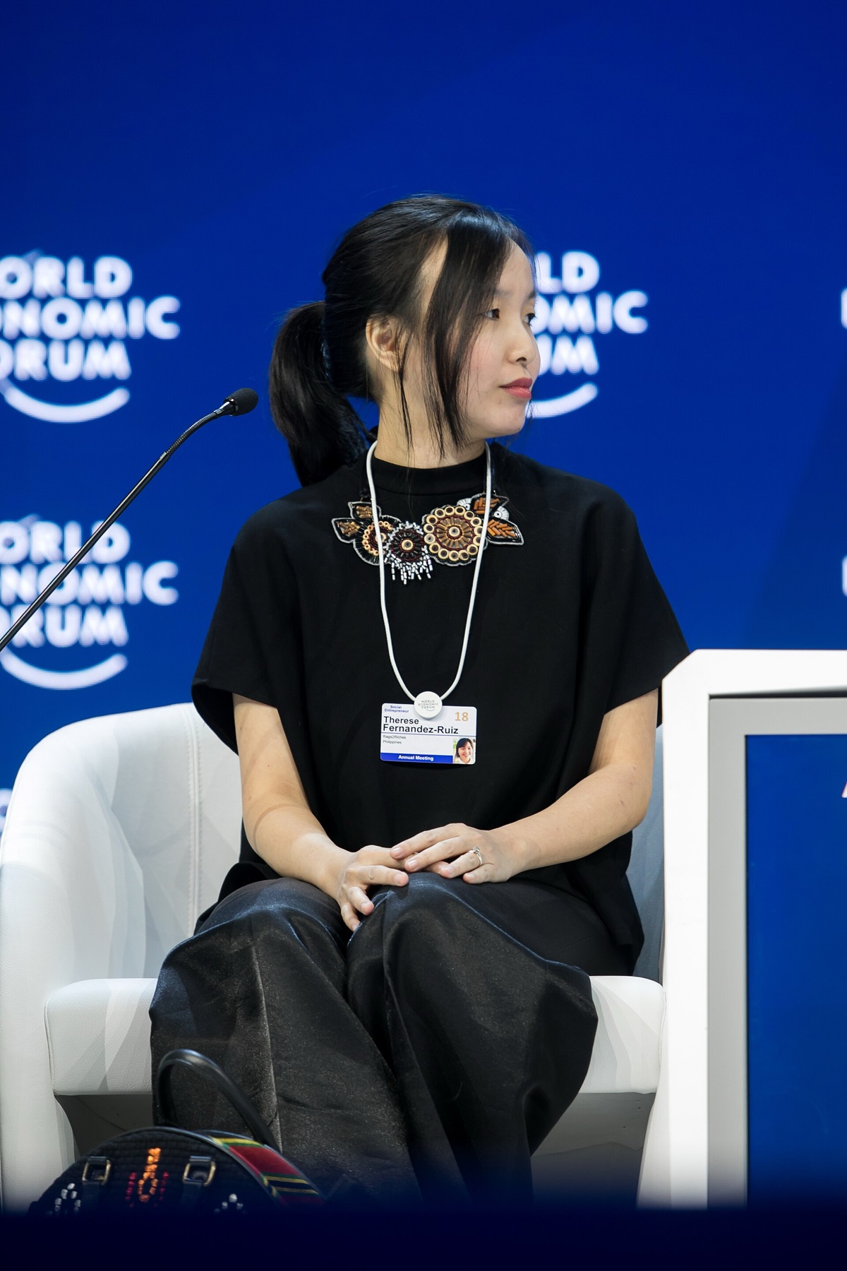 Small enterprises using global ecommerce platforms during a panel discussion