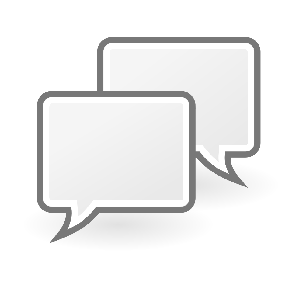 Group chat icon illustrating discussion in an online reseller community