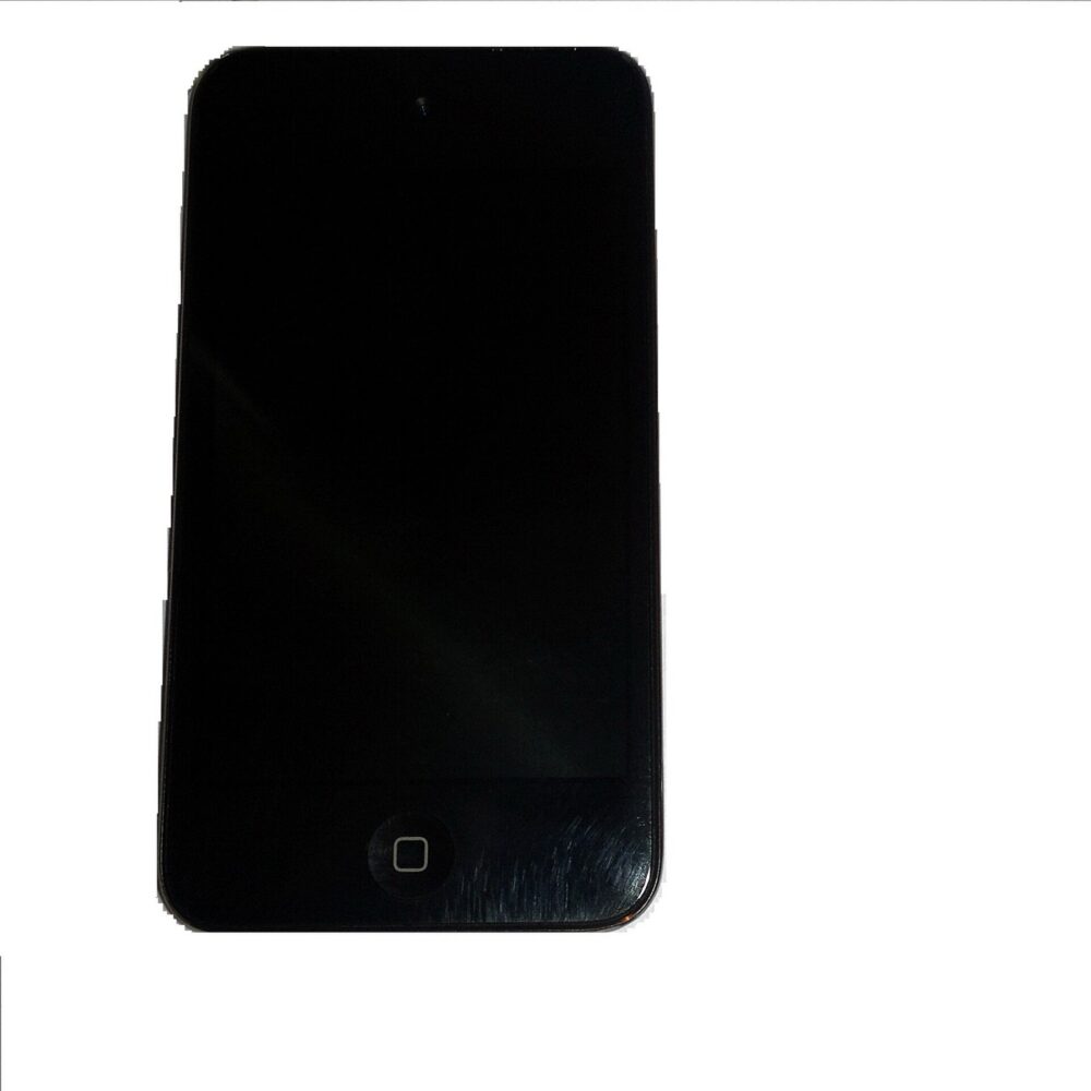 Front view of an iPod Touch 4th generation, showing the compact legacy device these cases must fit precisely.