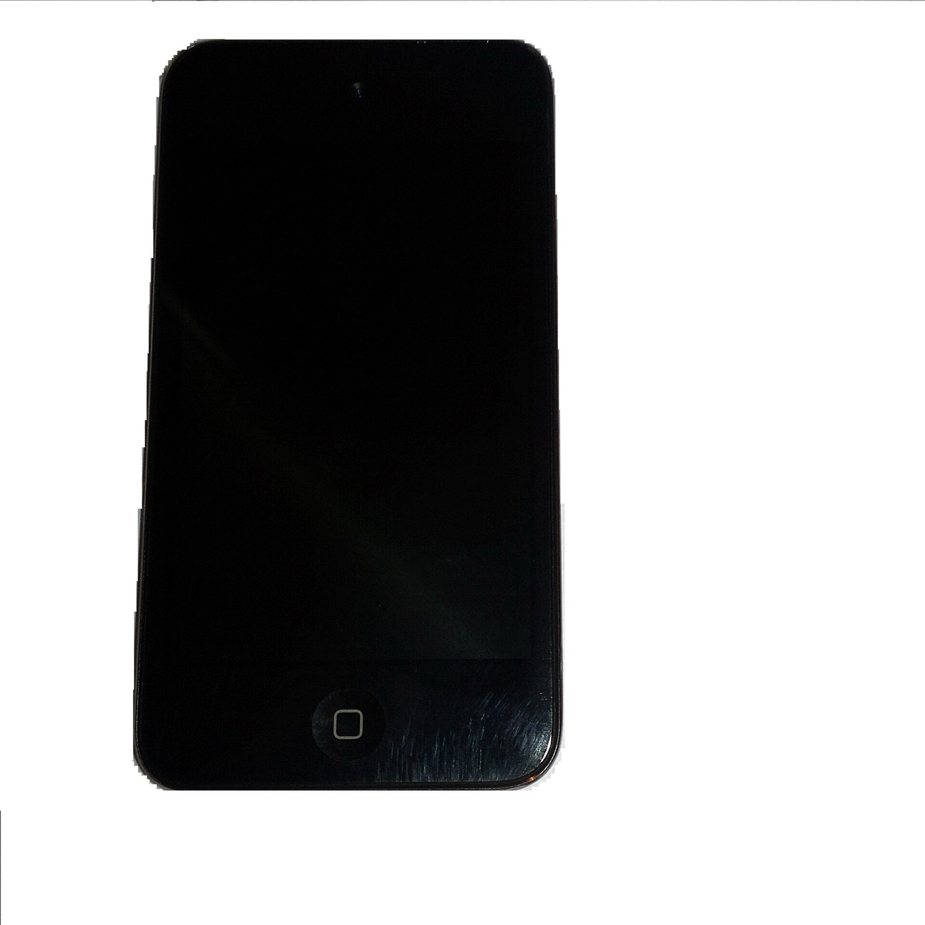 Front view of an iPod Touch 4th generation, showing the compact legacy device these cases must fit precisely.