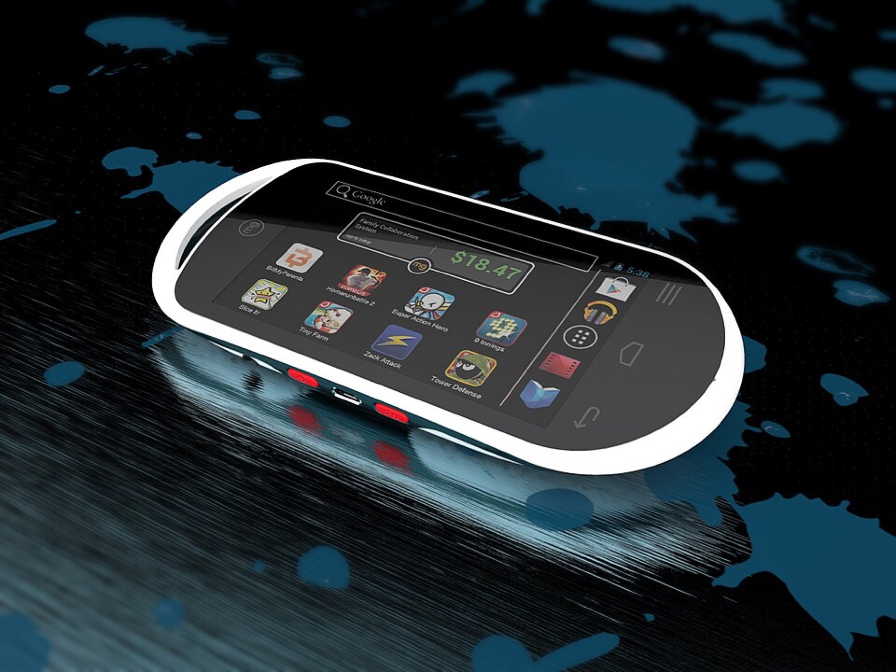 Generic portable gaming device similar to an open-source handheld