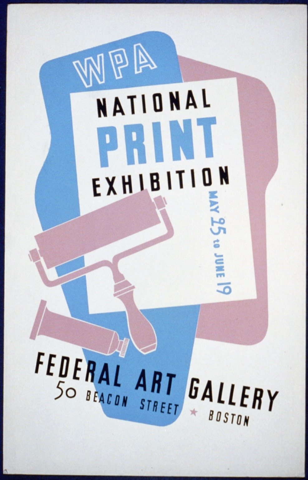 Historic print-exhibition poster showing the visual and production qualities buyers can compare in wall art