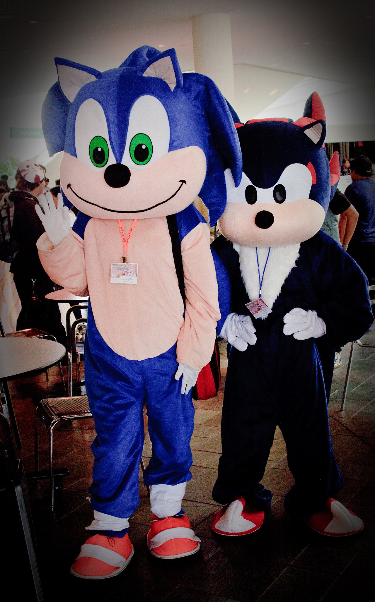 Sonic and Shadow the Hedgehog cosplayers at Kawaii Kon